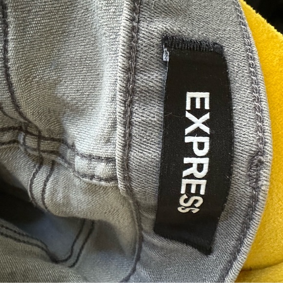 Express Jean Jeggins, stretchy, grey, Sz. 6L - Picture 3 of 6